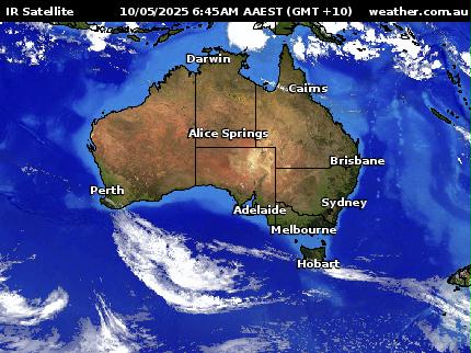 World Weather  on Weather Com Au   Satellite Map