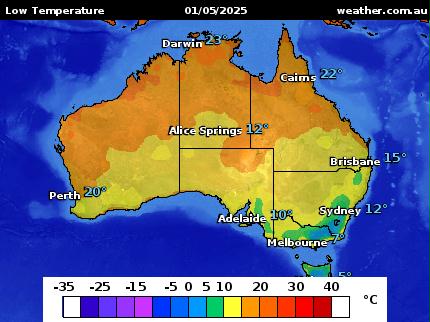 Low Temperature Map